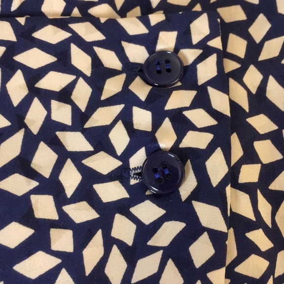 Vintage Hudson's Bay Mirror Room Long Sleeve Silk Dress - 16 - Picture 7 of 10